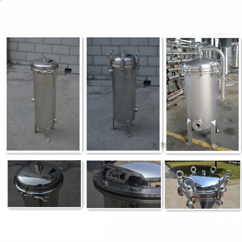 304不銹鋼井水廢水污水家用工業大流量前置柴油精密布袋式過濾器 LK-1普通法蘭